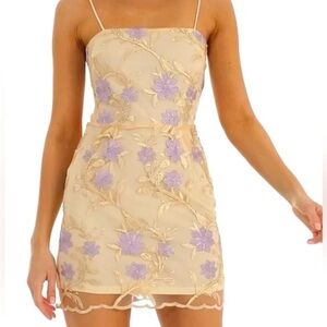 Lucy in the sky XS gold and purple dress